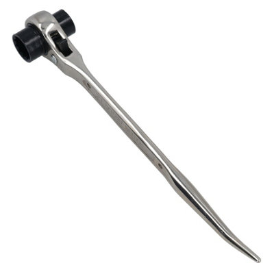B&Q -  Ratchet Podger Scaffolding Wrench Spanner 17mm & 21mm Sil86