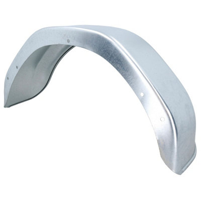 AB Tools 10" Trailer Mudguard Galvanised Steel / Wing / Fender (Single) from B&Q