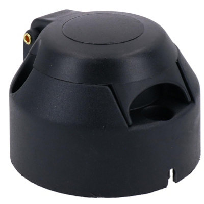 B&Q -  Tow Bar Electrics 7 Pin 12V N Type Plastic Socket For Trailer Lights Tr041