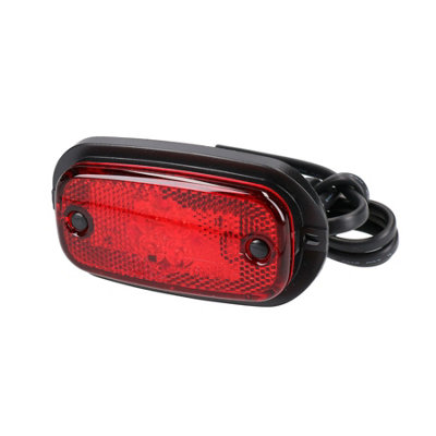 Ab Tools Red/Light Trailer Caravan Led Rear Marker / Tail Lamp 12V Or 24V Tr099 Size 12