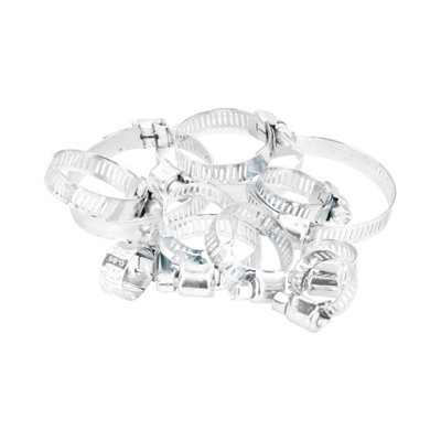 AB Tools Hose Clamp / Jubilee Clip 12Pc Set  Gar38 from B&Q