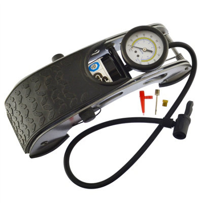 Ab Tools Car Bicycle Foot Pump Air Tyre Inflator Single Football Barrel