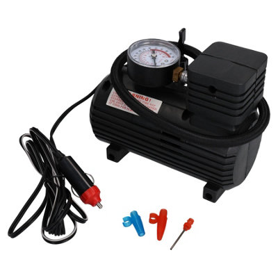 AB Tools 12V Mini Compact Air Compressor 300 Psi Cigarette Bike Car Tyre Inflator from B&Q