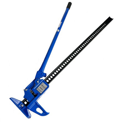 AB Tools 48" Farm Jack / Lifting Jack 2.4 Ton High Lift Tractor Ratchet Hoist from B&Q