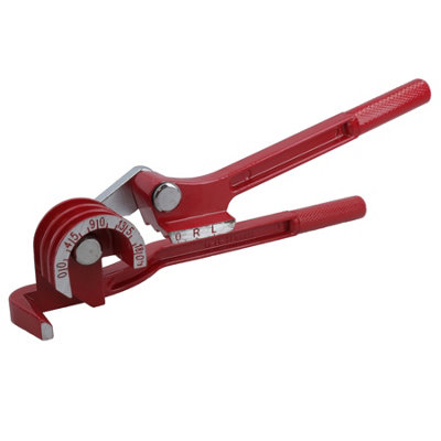 B&Q -  Plumbers Copper Mini Pipe Bender 6 8 &10mm Brake Fluid Pipe Rod