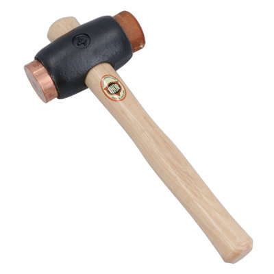 AB Tools Thor No 4 Copper & Rawhide Faced Hammer Hide Mallet Dead Blow from B&Q