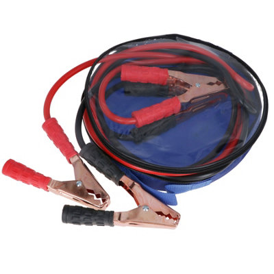 AB Tools Jump Leads Booster Cable 400 Amp 2.5M Cable Cables Hgv Cars from B&Q