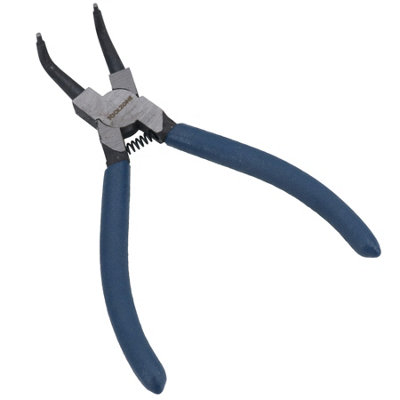 AB Tools Individual Circlip Plier Internal Bent 6In / 150mm With Dipped Handles from B&Q