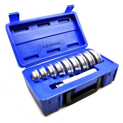 AB Tools 10Pc Bearing Race And Seal Bush Driver Hub Set from B&Q