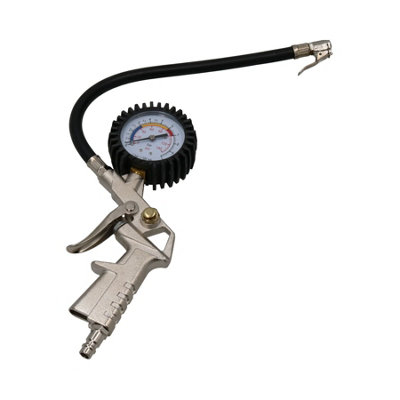 B&Q -  Air Tyre Wheel Inflator With 50mm Dial Gauge