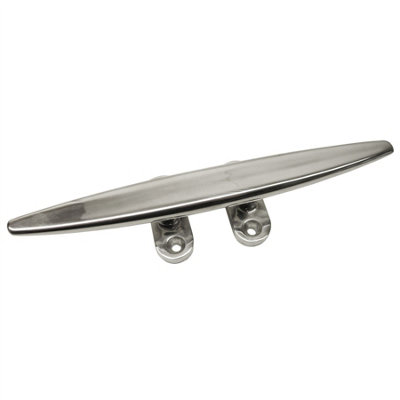 AB Tools Stainless Steel Mooring / Horn Cleat Marine Grade Polished 10" Dk54 from B&Q