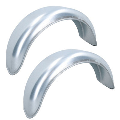 AB Tools 8" Trailer Mudguard Galvanised Steel / Wing / Fender (Pair) from B&Q
