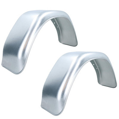 AB Tools 13" Trailer Mudguard Galvanised Steel / Wing / Fender (Pair) Tr015 from B&Q