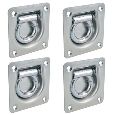 AB Tools Recessed Tie Down / Lashing Eye / Ring / Anchor Pack Of 4 Tr082 from B&Q