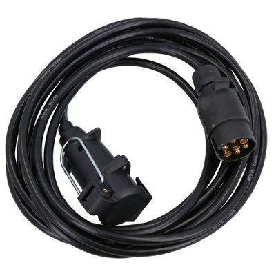 AB Tools 6M Trailer Light Extension Lead / Cable For Lighting BoardsCaravans Wire Tr081 from B&Q