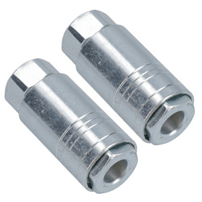 B&Q -  Air Line Hose Connector Fitting Female Quick Release 1/4 Bsp Female 2Pk Ft007