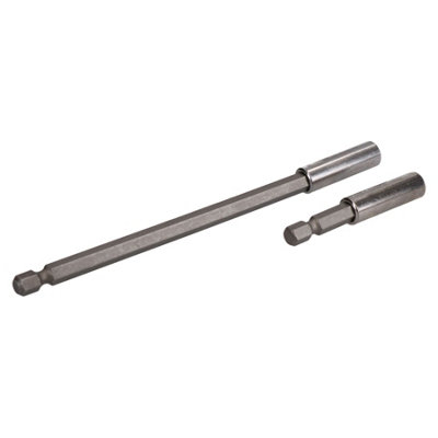 AB Tools 2Pc Magnetic Bit Screwdriver Hex Adaptor Power Bit Extension 60mm 150mm from B&Q