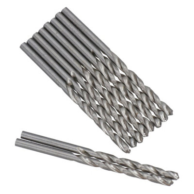 B&Q -  3mm Hss Twist Drills Drill Set 10Pc