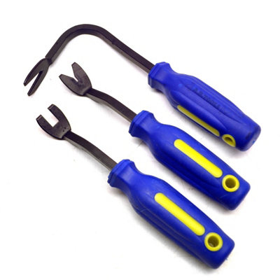 AB Tools Car Door Interior Upholstery Panel Trim Fastening Clip Remover Set 3Pc from B&Q