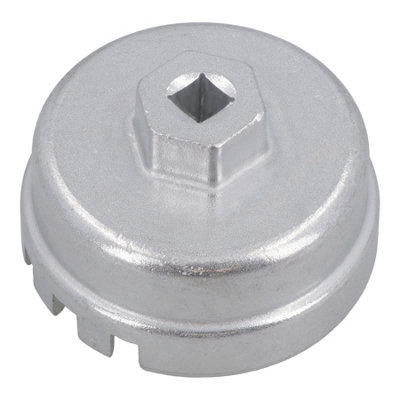 B&Q -  64.5mm 14 Flute Oil Filter Socket Remover Removal Tool For Toyota 3/8" Drive