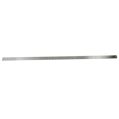 AB Tools Large Stainless Steel Ruler Rule Measuring Measure Straight Edge 1 Metre 40" from B&Q