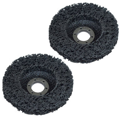 Ab Tools 115Mm Flap Disc Clean Strip Rust Paint Graffiti Sanding Caramelised Wheel X Size 2