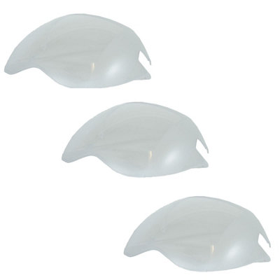 AB Tools 3Pk Spare Welding Lenses Protective Outer Lens Welding Helmet Mask Cover Filter from B&Q