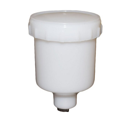 B&Q -  Gravity Feed Spray Plastic Pot 125Ml Capacity M14 Female Thread