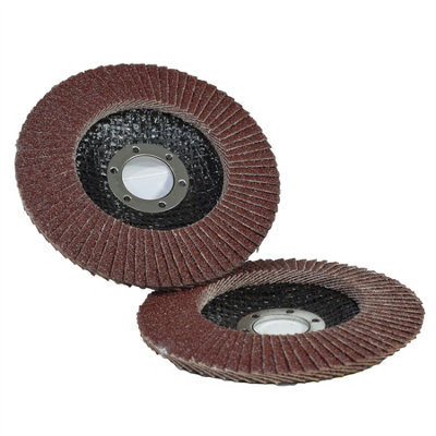 Ab Tools 2 X 60 Grit Flap Discs Sanding Grinding Rust Removing For 4-1/2" (115Mm) Grinder Grain