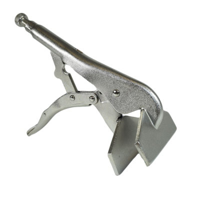 AB Tools Welding Clamp Flat Blade Type Quick Release Locking Holder Clasp 10In from B&Q
