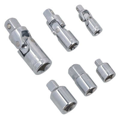 AB Tools Socket Adaptor Adapter Step Up Reducer And Universal Joints Ujs 7Pc By Bergen from B&Q