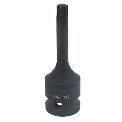 AB Tools T45 X 78mm 1/2" Drive Extra Long Impact Torx / Star Male Socket Bergen from B&Q
