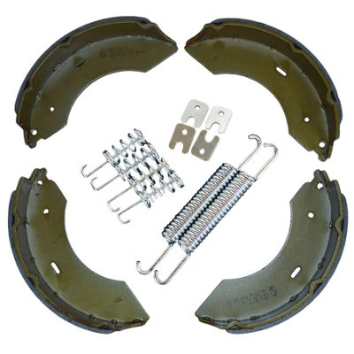 AB Tools Trailer Brake Shoe Replacements Spring Kit 230mm X 60mm 1800Kg Alko Axle from B&Q