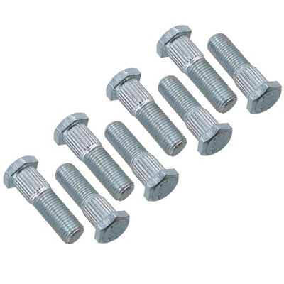 AB Tools Pack Of 8 3/8" Unf Wheel Studs Stud For 4" Pcd Trailer Suspension Hubs Hub from B&Q