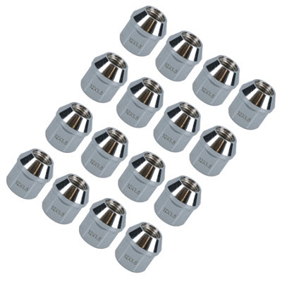 AB Tools Pack Of 16 M12 X 1.5 Wheel Nuts Nut For Trailer Suspension Hubs Trailers from B&Q