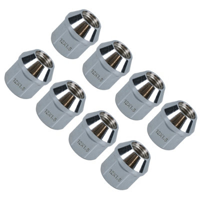 AB Tools Pack Of 8 M12 X 1.5 Wheel Nuts Nut For Trailer Suspension Hubs Trailers from B&Q