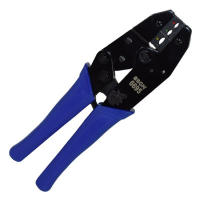 AB Tools Electrical Ratchet Crimping Crimp Tool Pliers For Insulated Terminals 0.56mm from B&Q