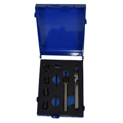 AB Tools Hss Cobalt Spot Weld Cutter And Drill Set 89.5mm Interchangeable Heads 9Pc from B&Q