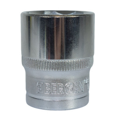 AB Tools 1/2" Drive 24mm Metric Super Lock Shallow 6-Sided Single Hex Socket Bergen from B&Q