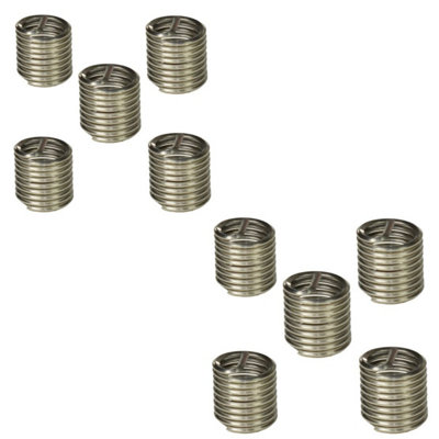 AB Tools Helicoil Type Thread Repair Inserts 3/8 Bsf X 1.5D 10Pc Wire Thread Insert from B&Q