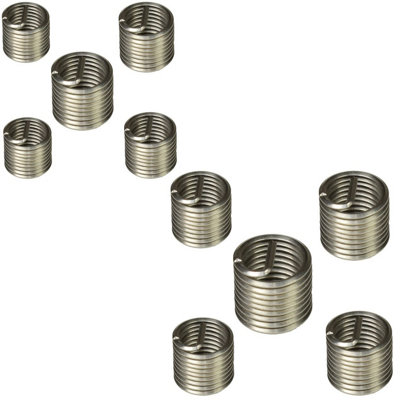 AB Tools Helicoil Type Thread Repair Inserts 1/2 Bsf X 1.5D 10Pc Wire Thread Insert from B&Q