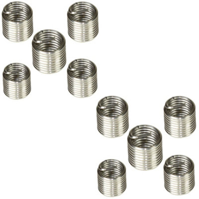 AB Tools Helicoil Type Thread Repair Inserts 5/16 Unf X 1.5D 10Pc Wire Thread Insert from B&Q