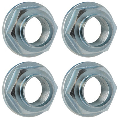 AB Tools 4 Trailer Hub Axle Nuts M30 30mm Flange Nut One Shot For Ifor Williams Trailers from B&Q