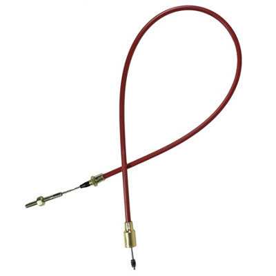 Ab Tools Red Stainless Steel Trailer Brake Cable For Knott Axles Systems Outer Sheath 1030Mm Size 1