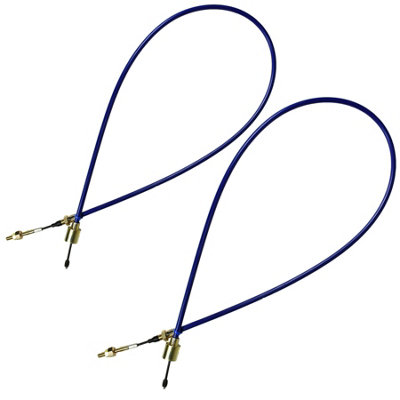 B&Q -  2 X Long Life Trailer Brake Cable For Alko Detachable Outer Sheath 1320mm
