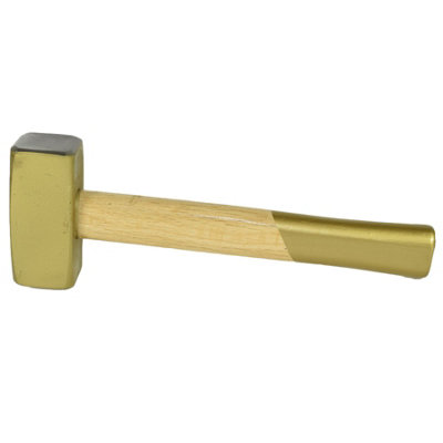 Ab Tools 1 Kg Double Face Sledge / Lump Hammer Wooden Handle Shaft 2.2Lbs