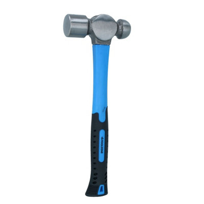 AB Tools 32Oz Ball Pein Pin Hammer With Tpr Rubberised Fibreglass Handles from B&Q