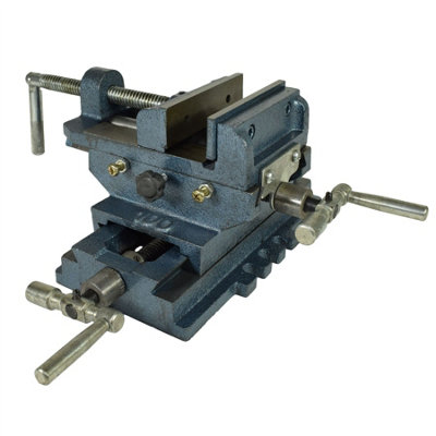 AB Tools 100mm Cross Sliding Engineer Drill Press Vice Machine Vice Hand Clamp Vise from B&Q