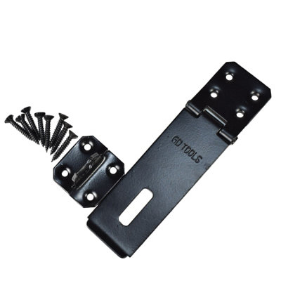 AB Tools Heavy Duty 4In 100mm Hasp And Staple Security Lock Catch For Sheds Fences from B&Q