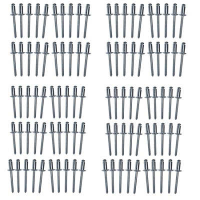 AB Tools Metric Aluminium Blind Pop Pot Rivets Set Fastener Fastening 4.8mm X 10mm 100Pc from B&Q